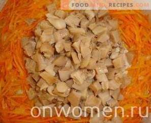 Hähnchen-Pilz-Maissalat