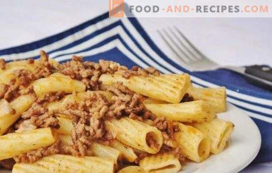 Was unterscheidet die Marineteigwaren von einfachen Pasta mit Fleisch?