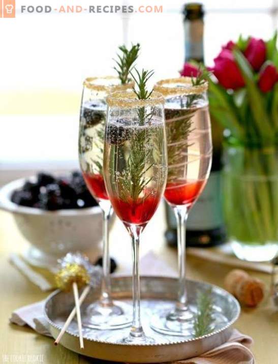 Alkoholische Neujahrs-Cocktails: TOP-5-Rezepte. Wie schön schnauben?