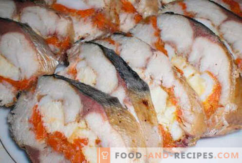Makrelenrolle - die besten Rezepte. Wie man richtig und lecker kocht Makrelenrolle.