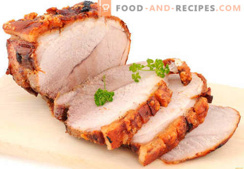 Pork ham - the best recipes. How to properly and tasty cook pork ham at home.