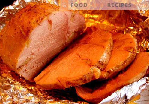 Pork ham - the best recipes. How to properly and tasty cook pork ham at home.