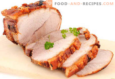 Schweinefleischschinken - die besten Rezepte. Wie man richtig und lecker Schweinefleischschinken zu Hause kocht.