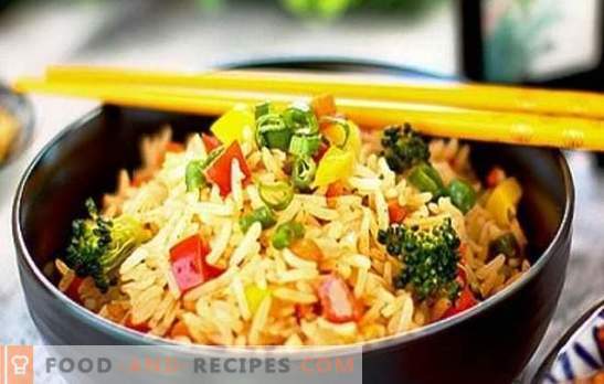 Reis mit Gemüse in einem langsamen Kocher - weggefressen für beide Wangen! Rezepte verschiedener Reisgerichte mit Gemüse in einem Slow Cooker
