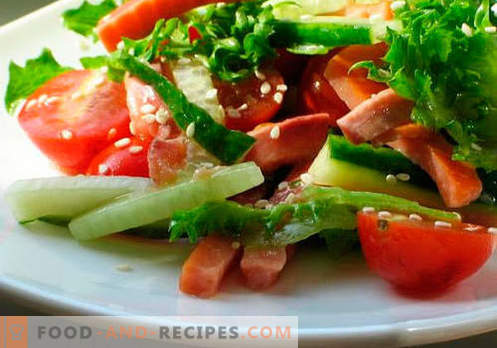 Salate mit Pflanzenöl - die fünf besten Rezepte. Wie man richtig und köstlich Salate mit Pflanzenöl zubereitet.