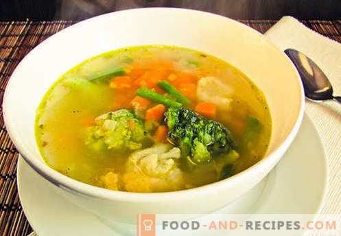 Vegetarische Suppe - bewährte Rezepte. Wie man vegetarische Suppe zubereitet und lecker schmeckt.