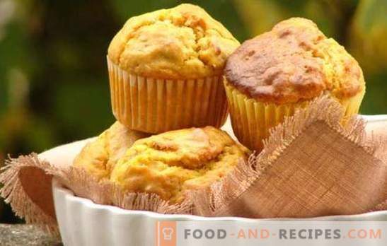 Kürbis-Cupcake - Backen mit Nutzen! Eine Auswahl an Rezepten Muffins mit Kürbis und Rosinen, kandierten Früchten, Müsli, Schokolade, Nüssen