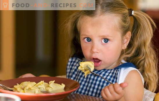 Knödel für Kinder - ein bisschen Kreativität! Rezepte für verschiedene Knödel für Kinder: faul, mit Hüttenkäse, Fleisch, Beeren, Gemüse