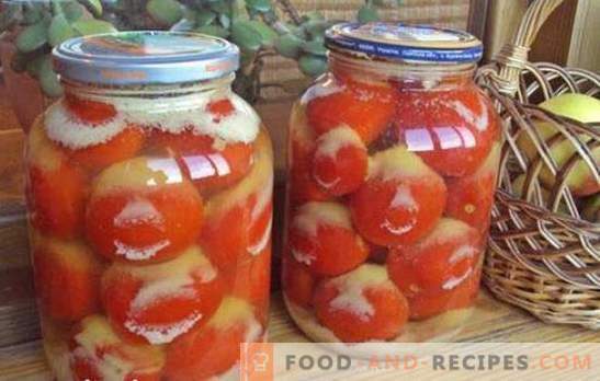 Tomaten mit Senf für den Winter - ein beliebtes Billet mit tausend Optionen. Top 10 besten Rezepte für Tomaten mit Senf für den Winter