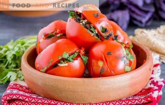 Tomaten auf Armenisch: würzig und würzig gefüllte Tomaten. Die besten traditionellen Rezepte für Tomaten auf Armenisch