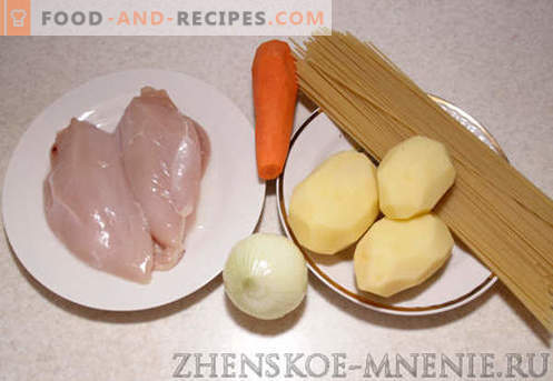 Hühnersuppe - Rezept mit Fotos und Schritt für Schritt Beschreibung