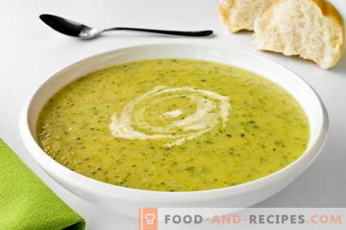 Zucchini-Suppe - die besten Rezepte. Wie man richtig und lecker Suppen aus Zucchini kocht.