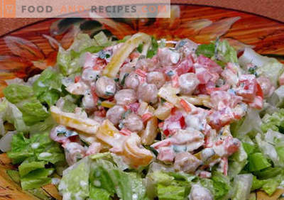 Salade au yaourt - les meilleures recettes culinaires. Comment préparer correctement et délicieusement une salade au yaourt.