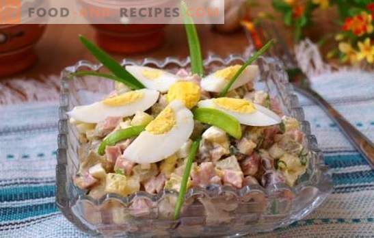 Ei- und Schinkensalat ist ein Snack für jeden Anlass. Die 12 besten Rezepte für Salat mit Ei und Schinken: pflegend und leicht