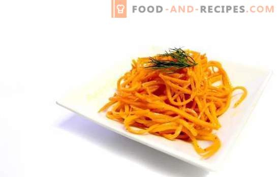 Echte koreanische Karotten zu Hause - pikanter Snack. Rezepte echte koreanische Karotten mit Zusatzstoffen