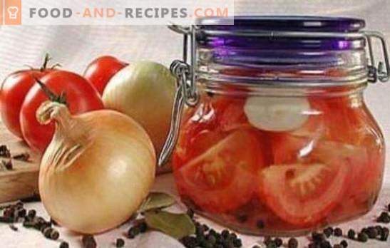 Tomaten mit Scheiben für den Winter: Rezepte im Laufe der Jahre getestet. Wir ernten Tomaten mit Scheiben für den Winter: lecker oder heiß