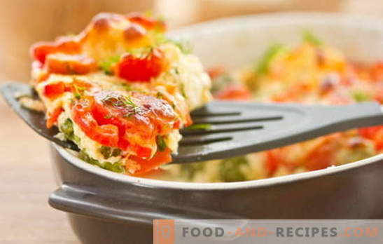 Zucchini-Tomaten-Auflauf ist ein leichter und füllender Teller zum Abendessen. Die interessantesten Rezepte Auflauf Zucchini und Tomaten