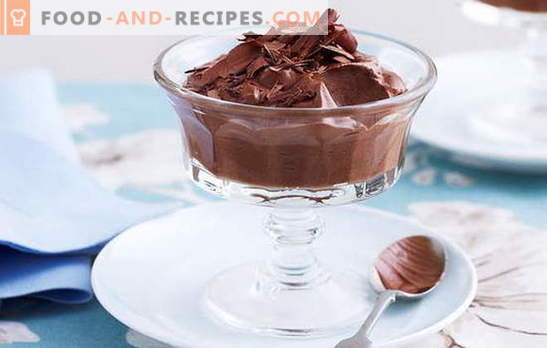 Chocolate Mascarpone ist der beste Genuss für Schokoladenliebhaber. Chocolate Mascarpone Desserts Rezepte: Einfach und komplex