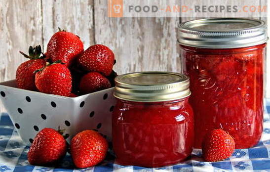 Erdbeer-Konservierung - Aroma und Geschmack bleiben erhalten. Erdbeerkonservierung: Rezepte für Marmelade, Kompott, Marmelade usw.