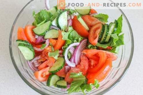 Gurken-Tomaten-Salat - Vitamine ganzjährig