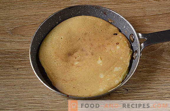 Pfannkuchen mit Maismehl: ein üppiges, schönes Dessert auf Kefir. So kochen Sie Maispfannkuchen: Schritt für Schritt Foto-Rezept