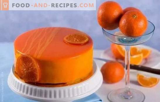 Mit Genuss kochen: Schoko-Orangenkuchen. Rezepte einfache und komplexe Orangenkuchen mit Schokolade und ohne