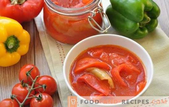 So stellen Sie Tomaten-Lecho für den Winter her: Ungarisch, Bulgarisch, Russisch. Wählen Sie Ihr Rezept für Tomaten-Leko für den Winter