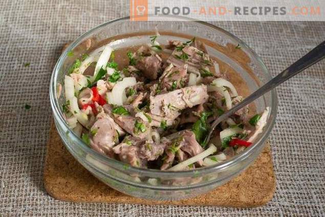 Gelee-Fleisch-Salat - 2 Gerichte aus 1 Schweinekeule