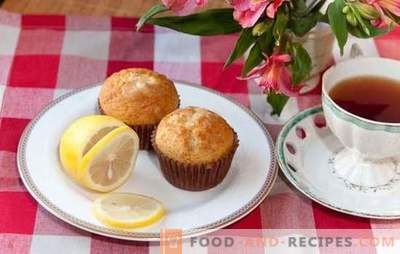 Zitronenmuffins - verführerischer Geschmack! Rezepte für feine Zitronenmuffins mit Cremefüllungen, Baiser und Glasur